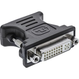 InLine Adattatore DVI-A 24+5 femmina a VGA 15pin HD maschio, analogico