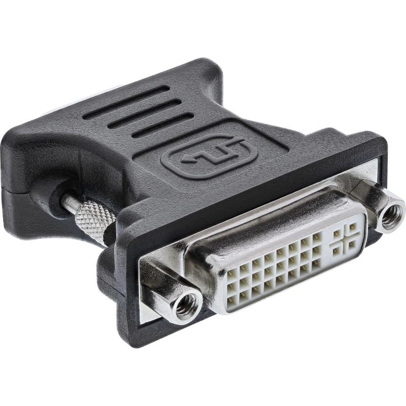 InLine Adattatore DVI-A 24+5 femmina a VGA 15pin HD maschio, analogico