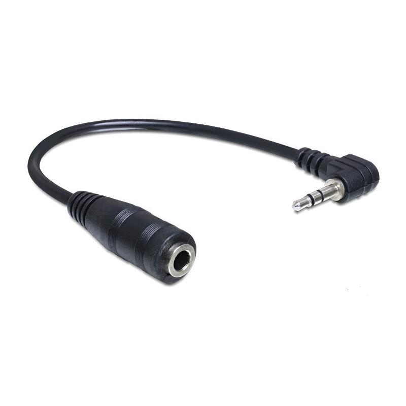 DeLOCK 65397 cavo audio 0,14 m 2.5mm 3.5mm Nero