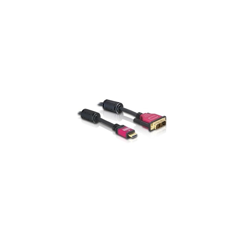 DeLOCK HDMI - DVI Cable 3.0m male   male 3 m DVI-D