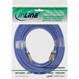 InLine 4043718018208 cavo audio 10 m 2 x RCA Blu