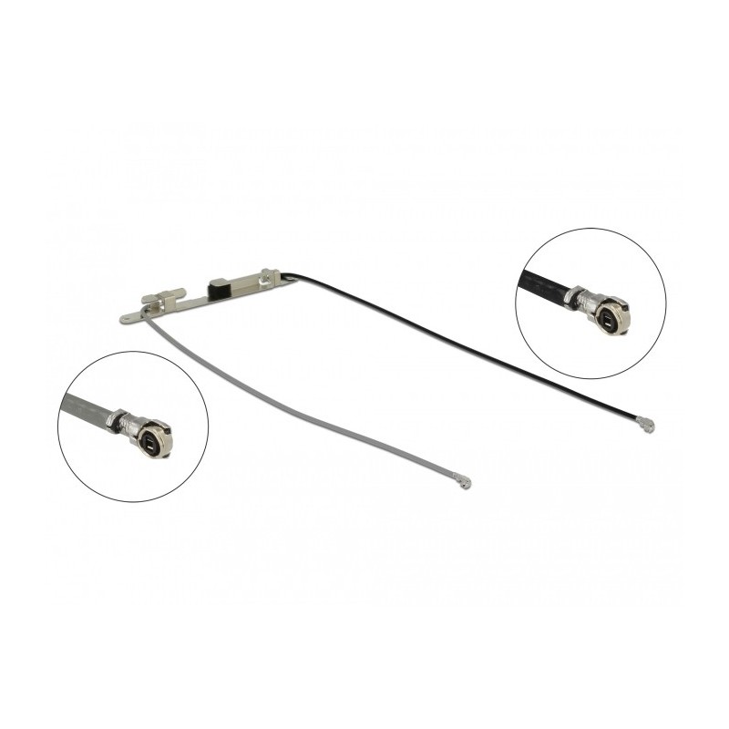 DeLOCK 12551 antenna di rete MHF 3,18 dBi