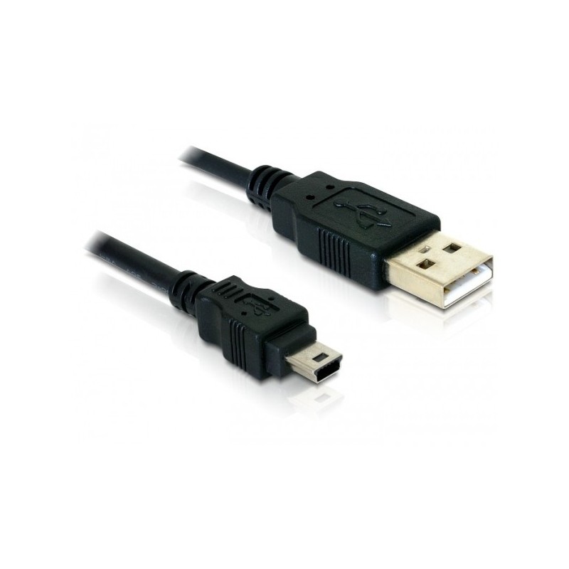 DeLOCK 82252 cavo USB USB 2.0 1,5 m USB A Mini-USB B Nero