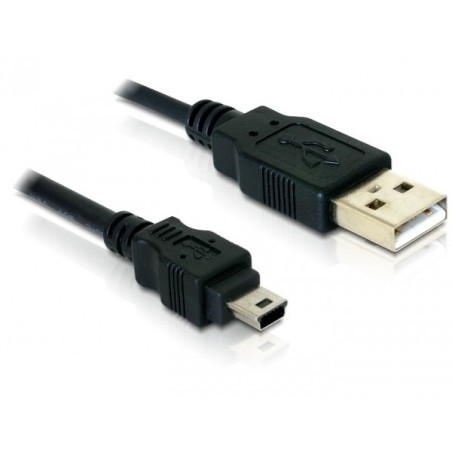 DeLOCK 82252 cavo USB USB 2.0 1,5 m USB A Mini-USB B Nero