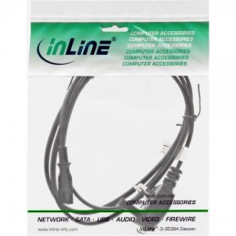 InLine 4043718032655 cavo di alimentazione Nero 1,8 m BS 1363 Accoppiatore C7