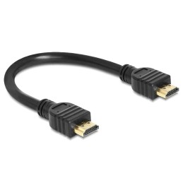 DeLOCK 83352 cavo HDMI 0,25 m HDMI tipo A (Standard) Nero