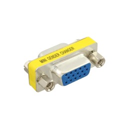 InLine Adattatore VGA Sub-D 15pin femmina   femmina, Mini-Gender-Changer