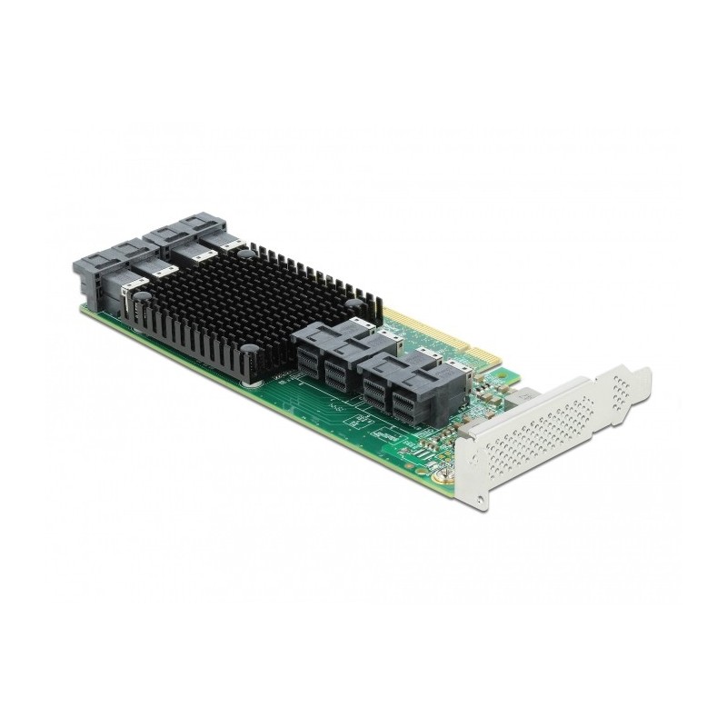 DeLOCK Scheda PCI Express x16 per 8 x interna NVMe SFF-8643 - Fattore di forma a basso profilo