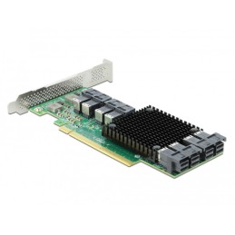 DeLOCK Scheda PCI Express x16 per 8 x interna NVMe SFF-8643 - Fattore di forma a basso profilo