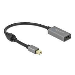 DeLOCK mini DisplayPort attivo da 1.4 per HDMI Adattatore 4K 60 Hz (HDR)