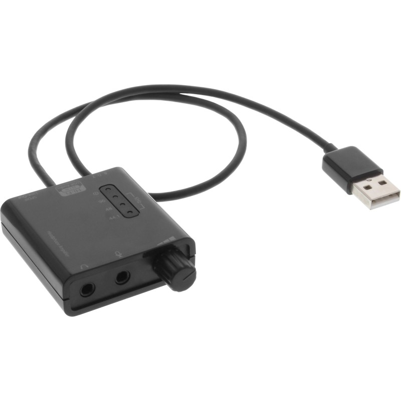 InLine , Amplificatore per cuffie USB HQ, con equalizz. e uscita audio ottica