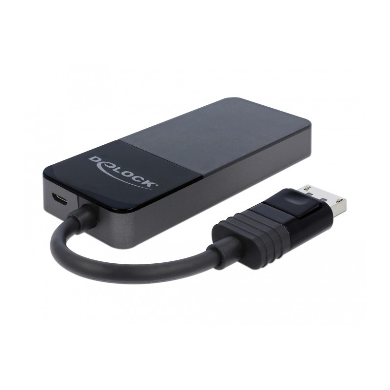 DeLOCK Splitter DisplayPort 1.4 1 x DisplayPort a 3 x HDMI MST