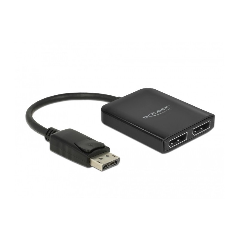 DeLOCK Splitter DisplayPort 1.4 1 x DisplayPort a 2 x DisplayPort MST