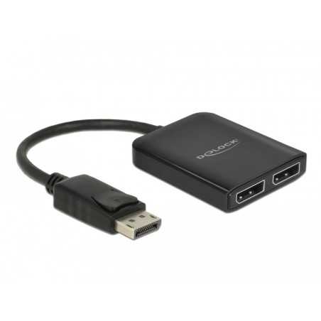 DeLOCK Splitter DisplayPort 1.4 1 x DisplayPort a 2 x DisplayPort MST