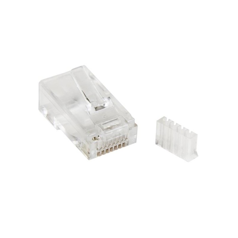 StarTech.com Connettore modulare RJ45 CAT6 per cavo solido - Confezione da 50 unità