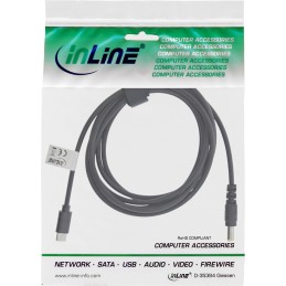 InLine Cavo di ricarica USB-C a ASUS Lenovo Notebook (rotondo), 2m