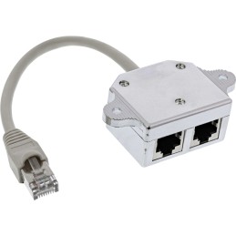 InLine Duplicatore di porte ISDN, da 1x RJ45 a 2x RJ45, con cavo