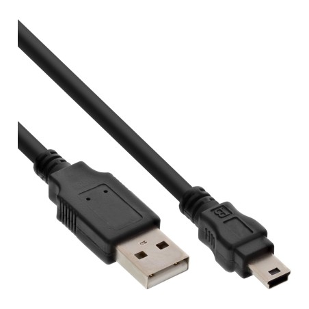 InLine Cavo USB 2.0 Mini, Am  Bm(5pol.), Sony, Casio, Palm, Canon, HP, 5m