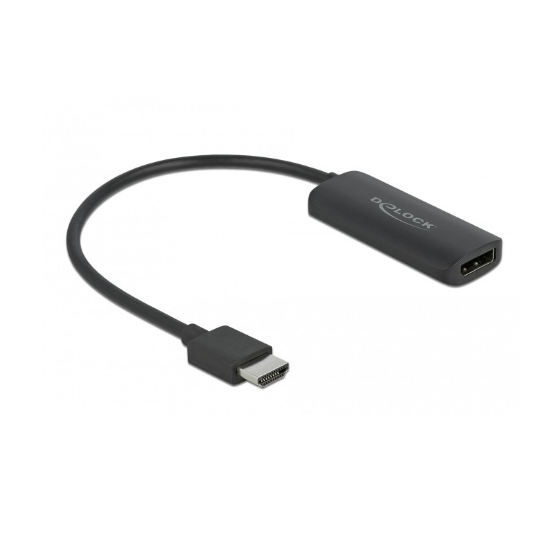 DeLOCK Adattatore HDMI-A maschio a DisplayPort femmina 4K 60 Hz