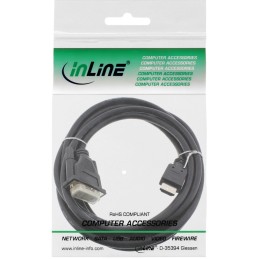 InLine 4043718064595 cavo e adattatore video 3 m DVI HDMI Nero