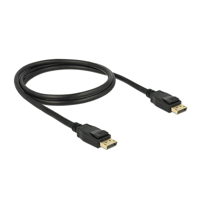 DeLOCK 1m Displayport 1.2a Nero