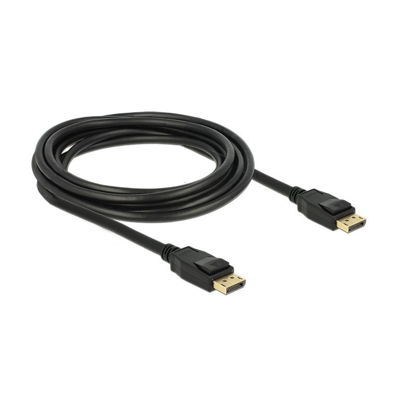 DeLOCK 3m Displayport 1.2a Nero