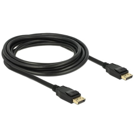 DeLOCK 3m Displayport 1.2a Nero