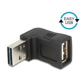 DeLOCK 65521 adattatore per inversione del genere dei cavi USB 2.0 A Nero