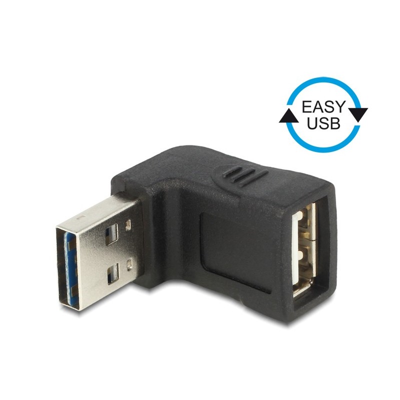 DeLOCK 65521 adattatore per inversione del genere dei cavi USB 2.0 A Nero