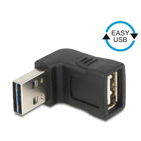 DeLOCK 65521 adattatore per inversione del genere dei cavi USB 2.0 A Nero