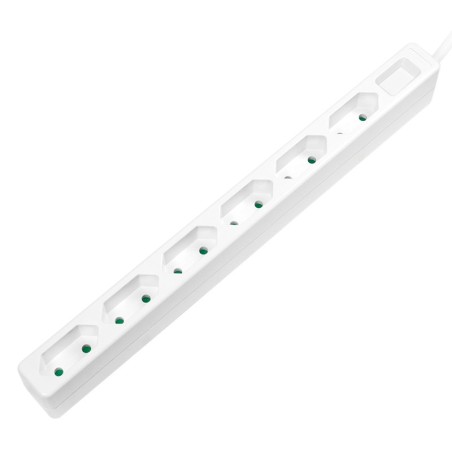 LogiLink LPS231 prolunghe e multiple 1,5 m 6 presa(e) AC Interno Bianco