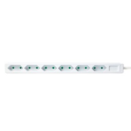 LogiLink LPS231 prolunghe e multiple 1,5 m 6 presa(e) AC Interno Bianco