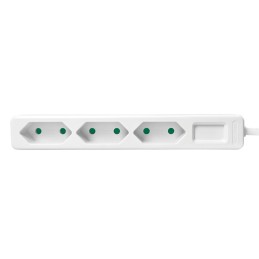 LogiLink LPS229 prolunghe e multiple 1,5 m 3 presa(e) AC Interno Bianco