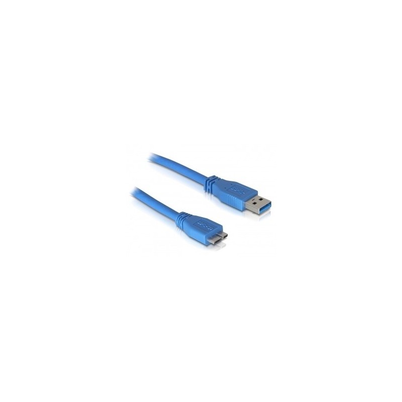 DeLOCK Micro USB 3.0 - 1M cavo USB USB A Blu