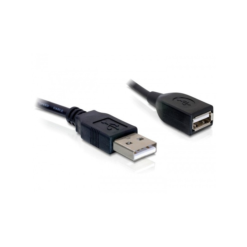 DeLOCK Kabel USB 2.0 Verlaengerung, A A 15cm S B cavo USB 0,15 m Nero