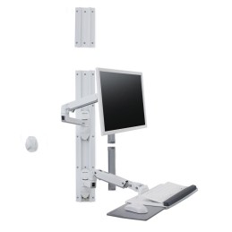 Ergotron LX Wall Mount System 81,3 cm (32") Parete Bianco