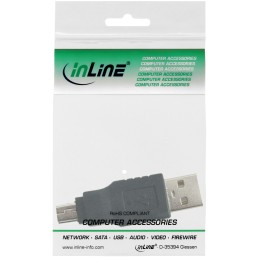 InLine Adattatore USB 2.0 A maschio   Mini A maschio 5pin