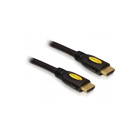 DeLOCK HDMI 1.4 Cable 2.0m male   male cavo HDMI 2 m HDMI tipo A (Standard) Nero