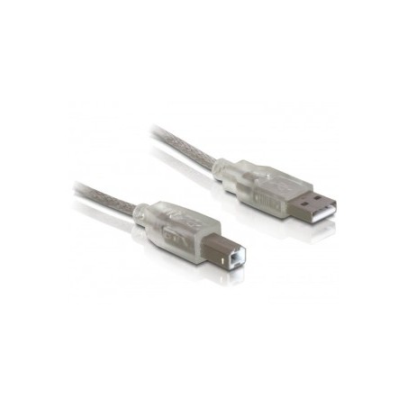 DeLOCK Cable USB 2.0 A-B - 0.5m cavo USB 0,5 m USB A USB B Grigio