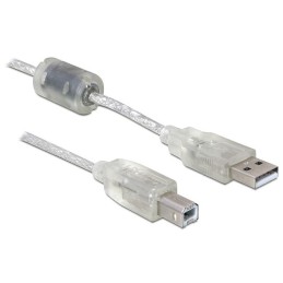 DeLOCK Cable USB 2.0 A-B - 0.5m cavo USB 0,5 m USB A USB B Grigio