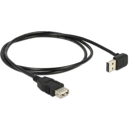 DeLOCK 1m, USB 2.0-A - USB 2.0-A cavo USB USB A Nero