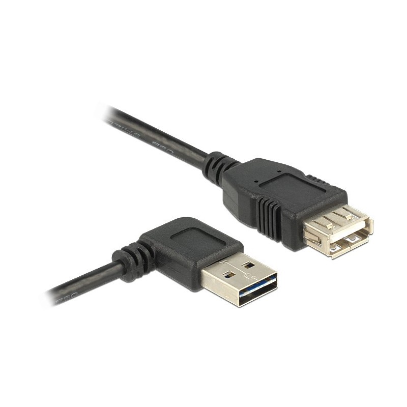 DeLOCK 1m, USB 2.0-A - USB 2.0-A cavo USB USB A Nero