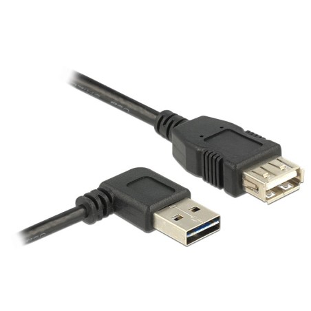 DeLOCK 1m, USB 2.0-A - USB 2.0-A cavo USB USB A Nero