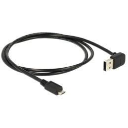 DeLOCK 1m, USB 2.0-A - USB 2.0 micro-B cavo USB USB A Micro-USB B Nero