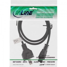 InLine 16656N Nero 1 m CEE7 7 Accoppiatore C5