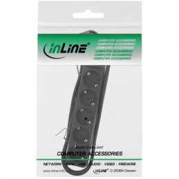 InLine 4043718210442 prolunghe e multiple 1,5 m 5 presa(e) AC Interno Nero