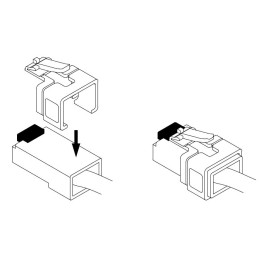 DeLOCK 86420 fermacavo Multicolore 16 pz