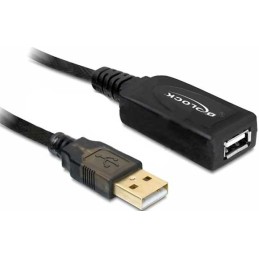 DeLOCK 15m USB 2.0 cavo USB Nero