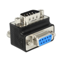 DeLOCK 65593 adattatore per inversione del genere dei cavi VGA Nero, Argento