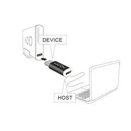 DeLOCK 65678 adattatore per inversione del genere dei cavi USB 2.0-C USB 2.0 Micro-B Nero, Bianco